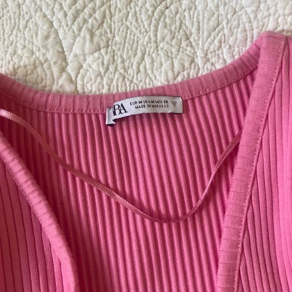 Zara rubbed pink top size S and cardigan M size sells as a set - Picture 11 of 16